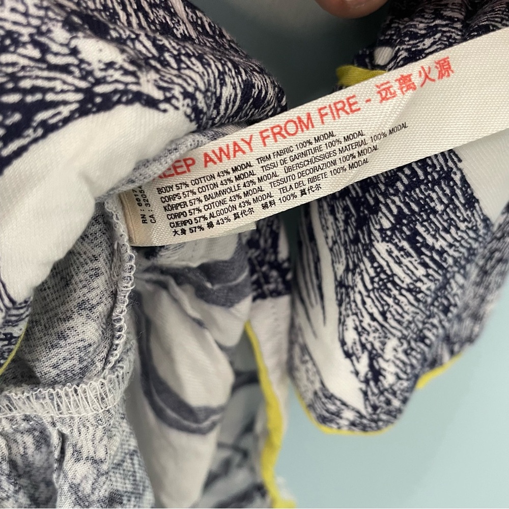 🔻LAST CHANCE🔻 CAMILLE CABANES x ANTHROPOLOGIE Botanical Flannel Pajama Top (top) - Picture 9 of 9